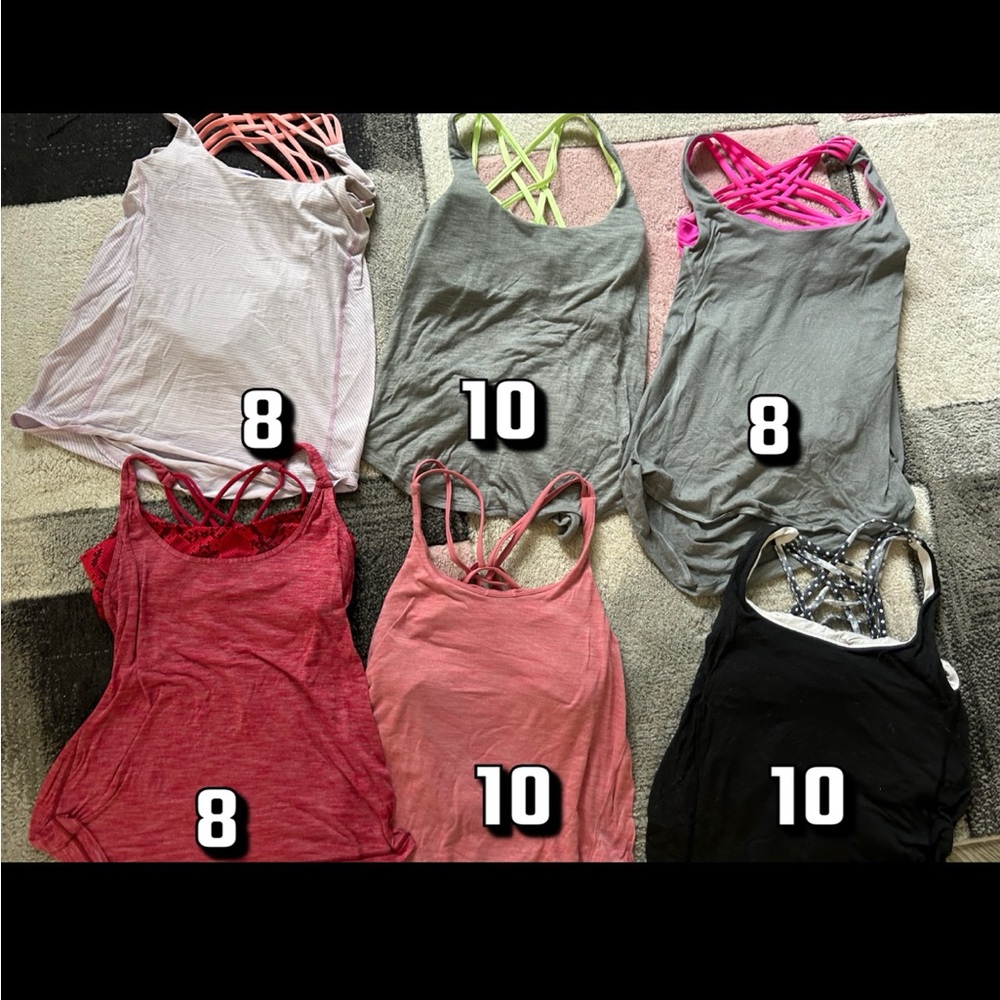 Lulu lemon tank top bundle